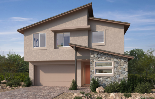 Front Elevation B of Plan 2753 at Cloudbreak Ridge by KB Home