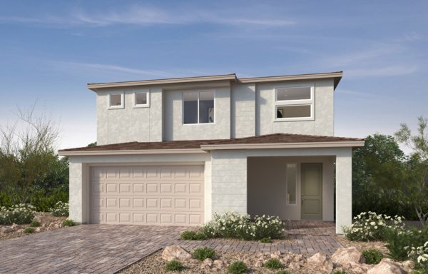 Front Elevation A of Plan 3095 at Cloudbreak Ridge by KB Home