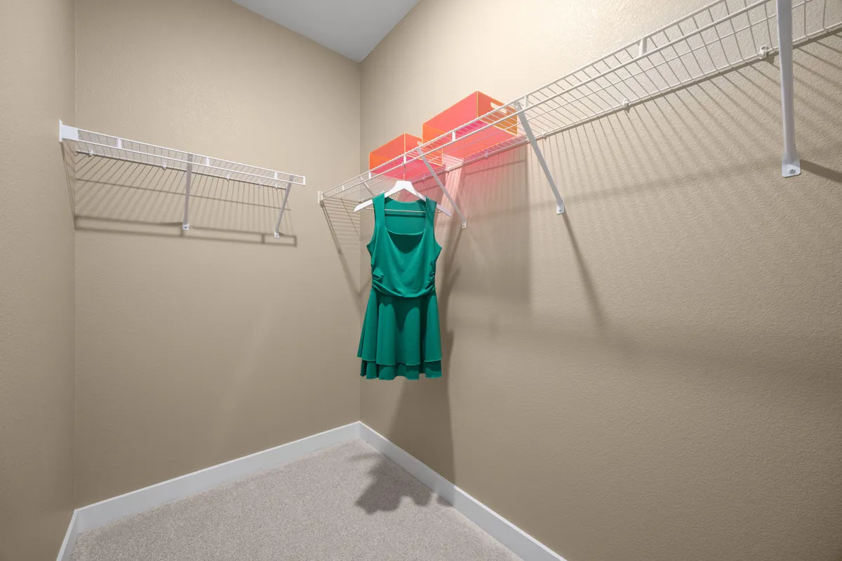 Closet of Plan 3095 at Cloudbreak Ridge by KB Home