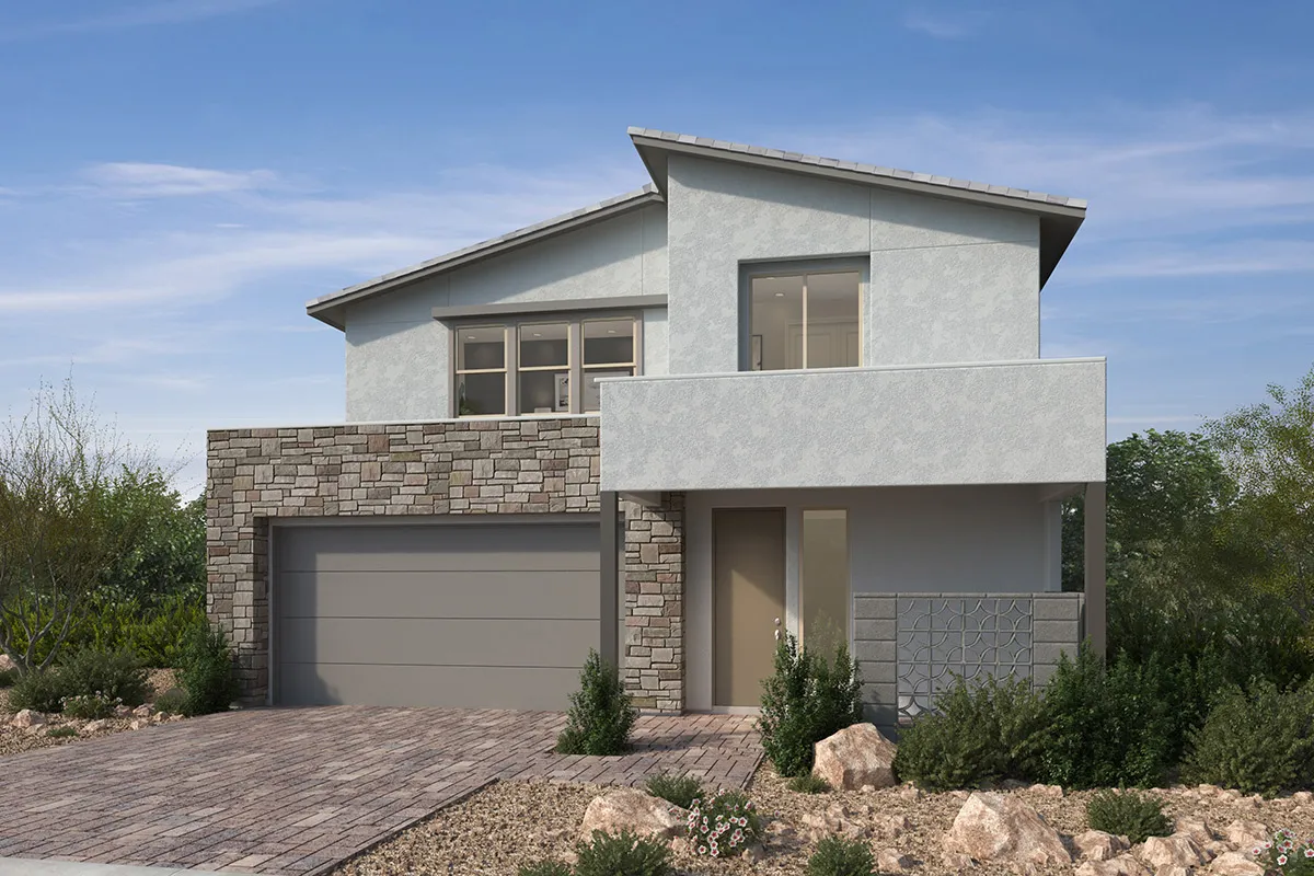 Front Elevation B of Plan 2989 at Cloudbreak Ridge by KB Home