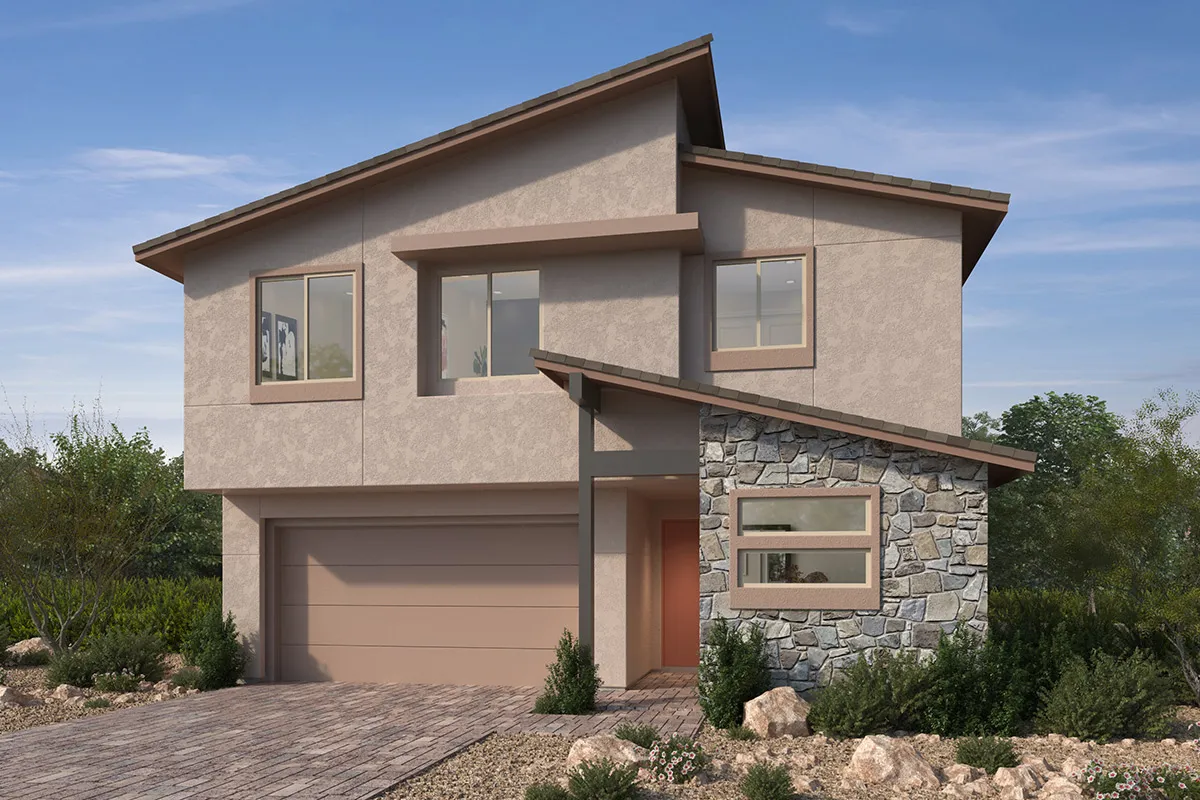 Front Elevation C of Plan 2753 at Cloudbreak Ridge by KB Home