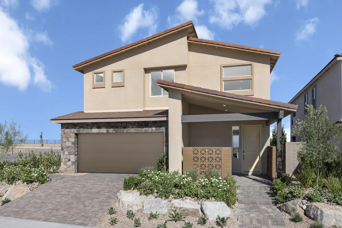 Front Elevation of Plan 3095 at Cloudbreak Ridge by KB Home
