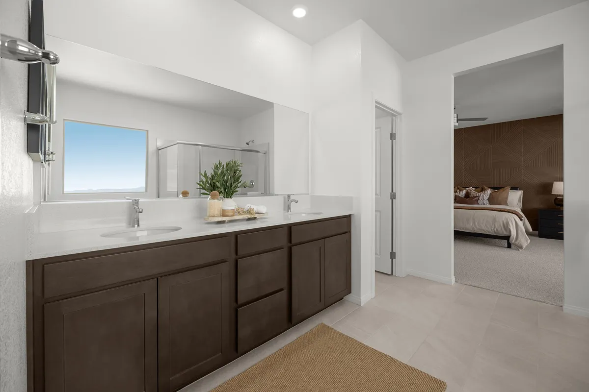 Primary Bathroom of Plan 2989 at Cloudbreak Ridge by KB Home