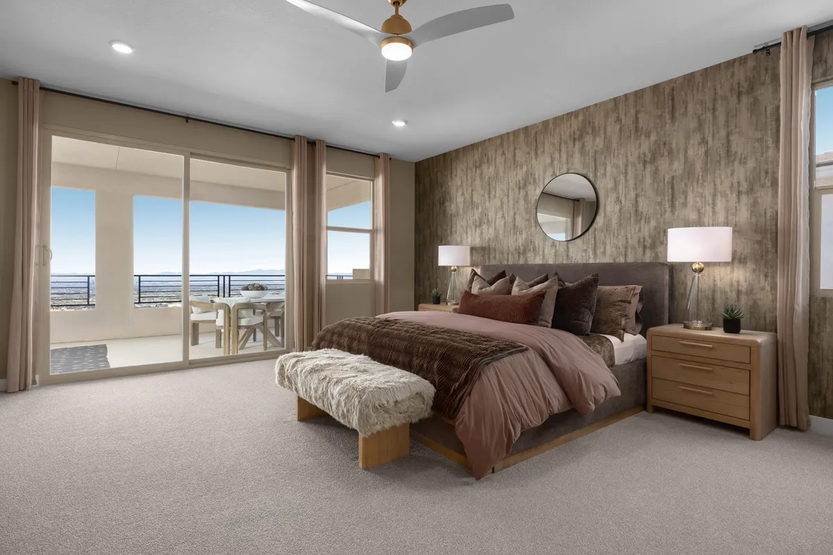 Primary Bedroom of Plan 3095 at Cloudbreak Ridge by KB Home