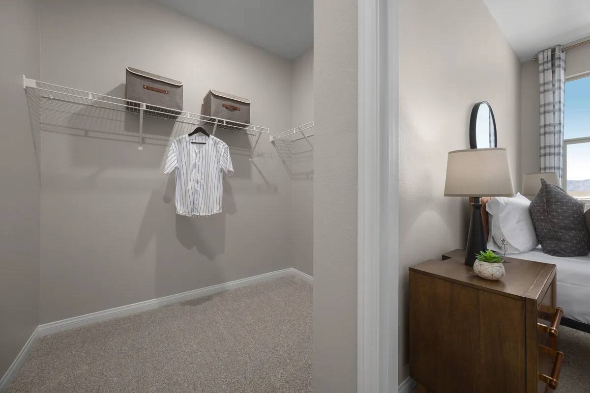 Primary Closet of Plan 2989 at Cloudbreak Ridge by KB Home (2)