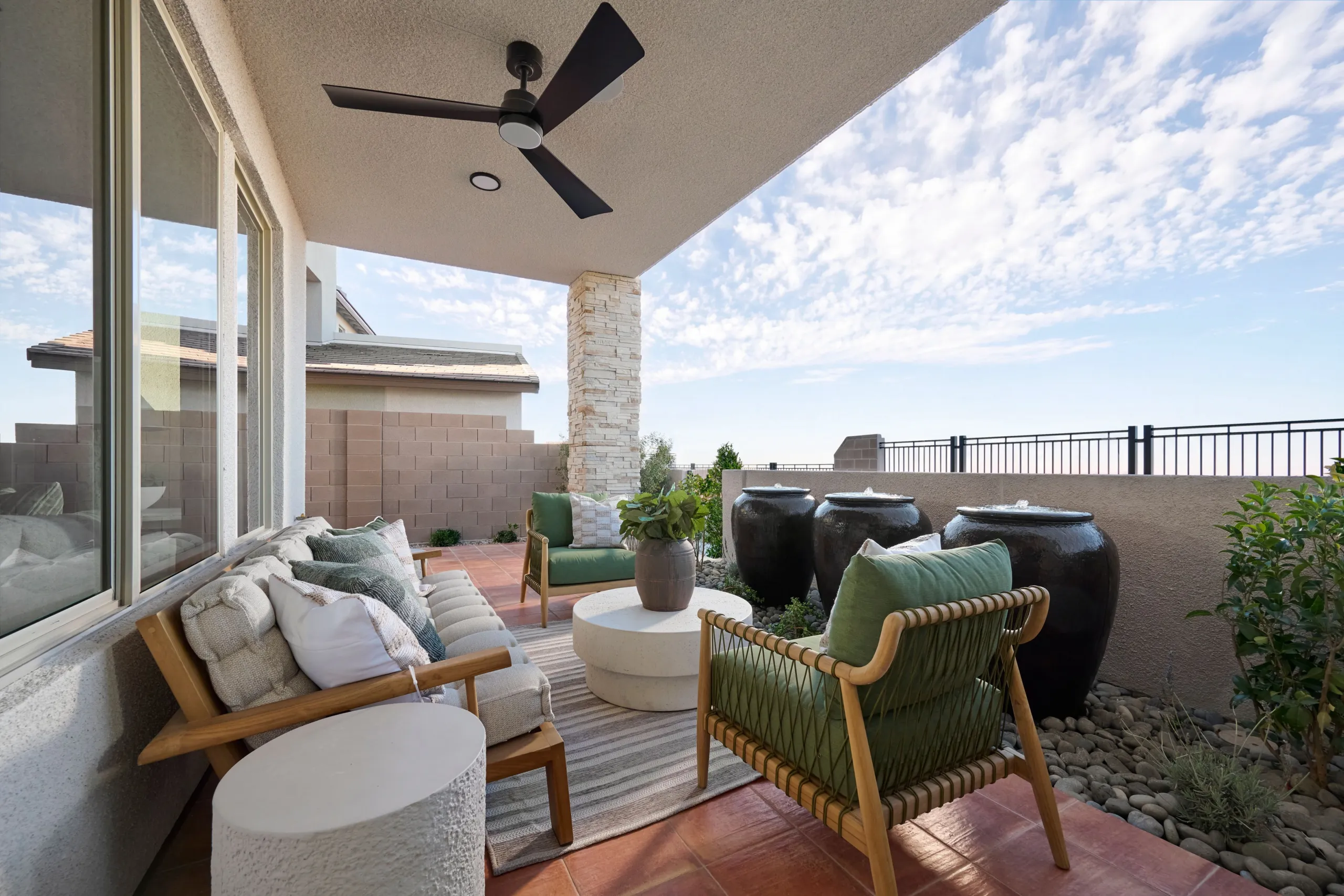 Patio of Plan 3 – Collection 1 at Aberdeen by Tri Pointe Homes Patio of Plan 3 - Collection 1 at Aberdeen by Tri Pointe Homes