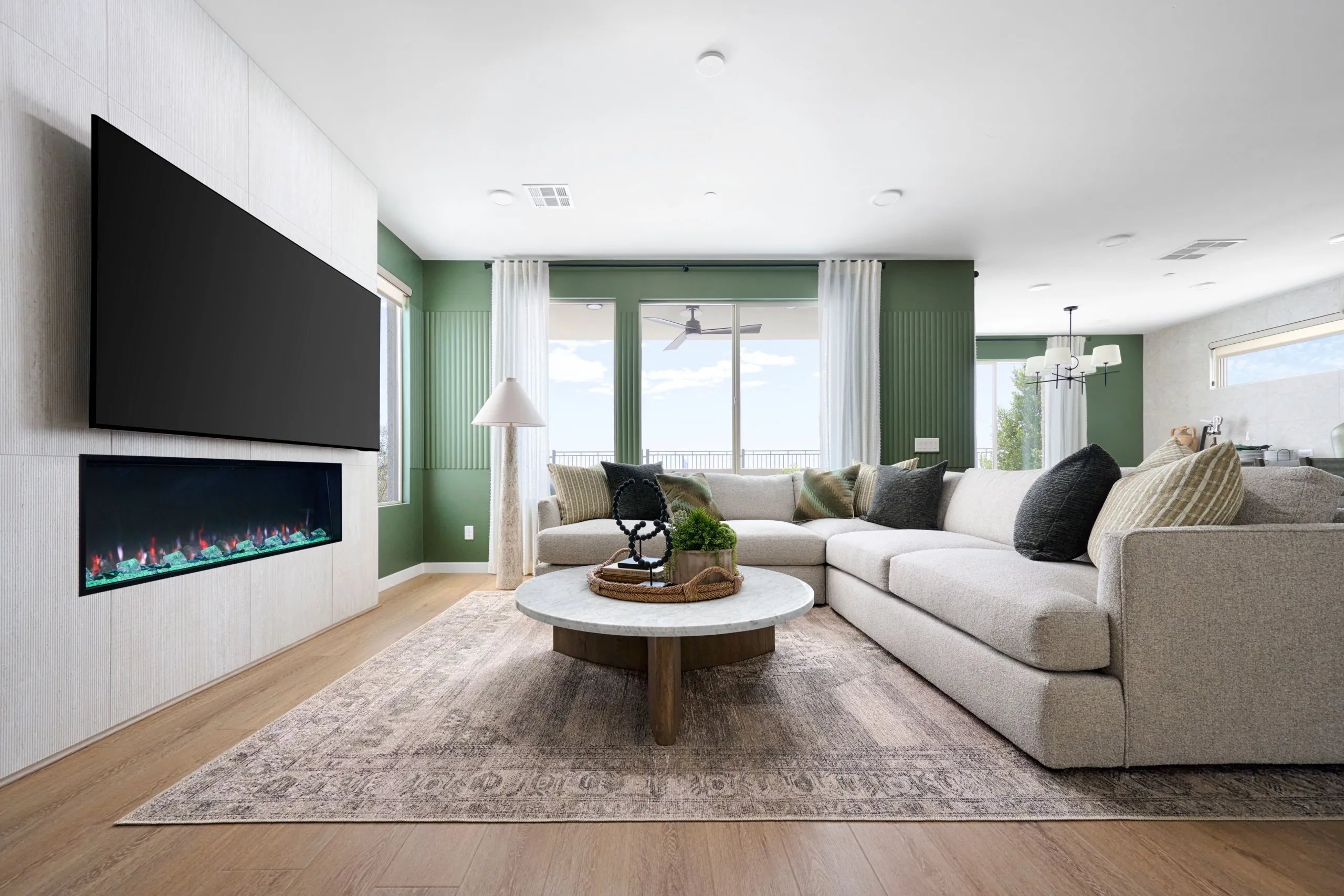 Great Room of Plan 3 – Collection 1 at Aberdeen by Tri Pointe Homes Great Room of Plan 3 - Collection 1 at Aberdeen by Tri Pointe Homes