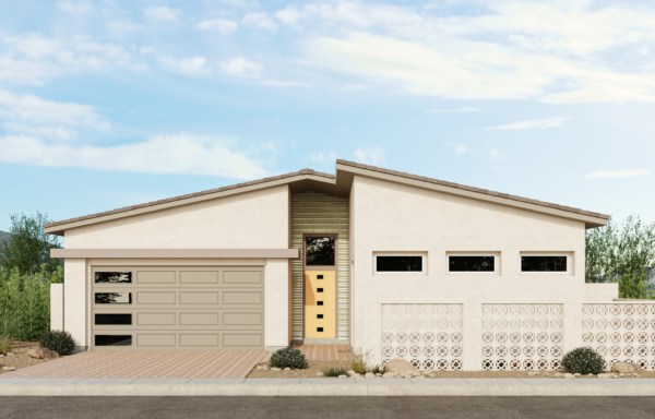 Front Elevation B of Capri Model at Esplanade by Taylor Morrison