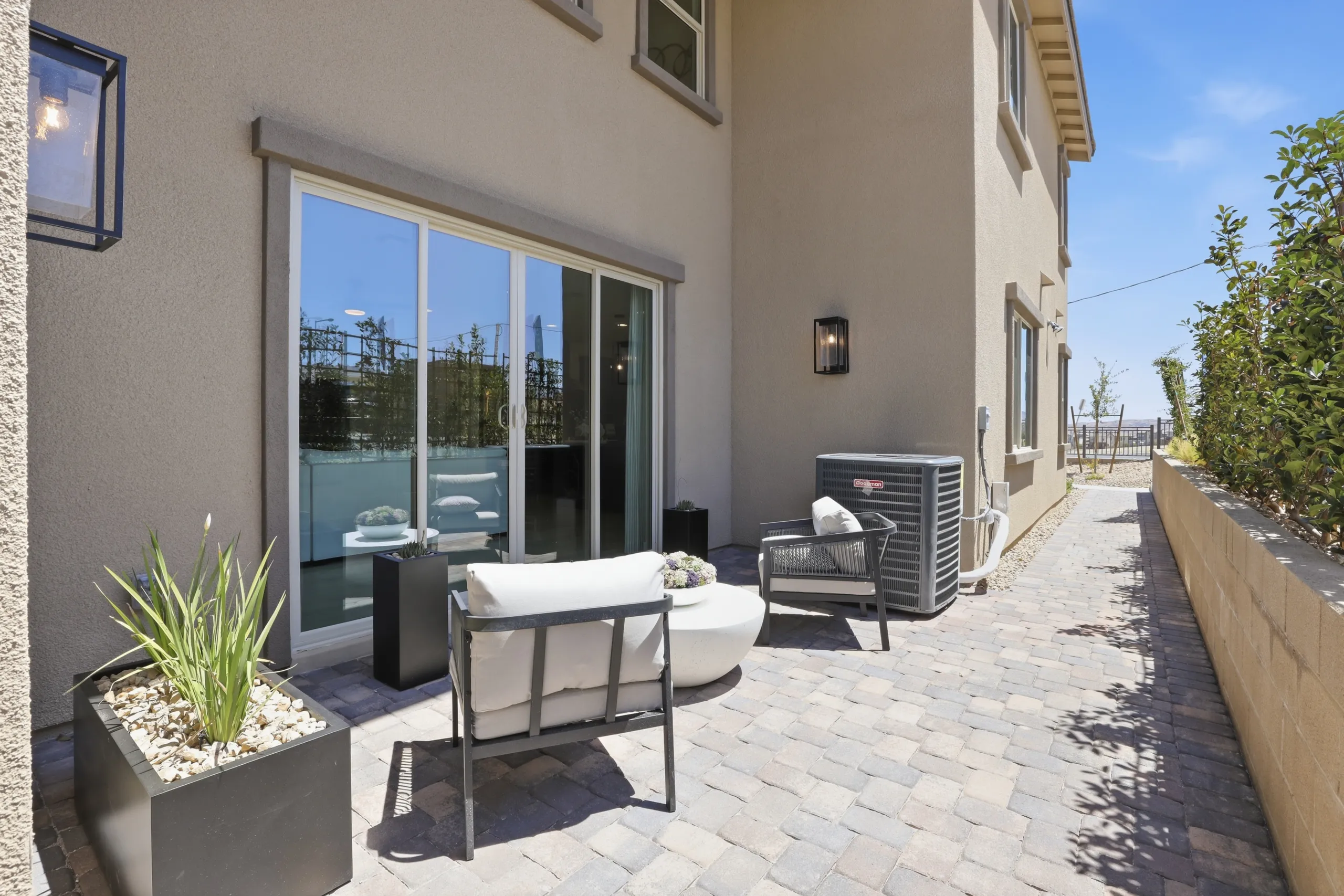 Courtyard of Nina 3 Model at Iris Glen by Richmond American Homes