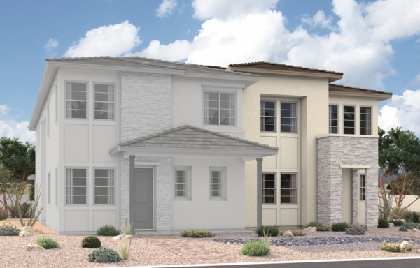 Front Elevation A of Navy 3 at Iris Glen by Richmond American Homes