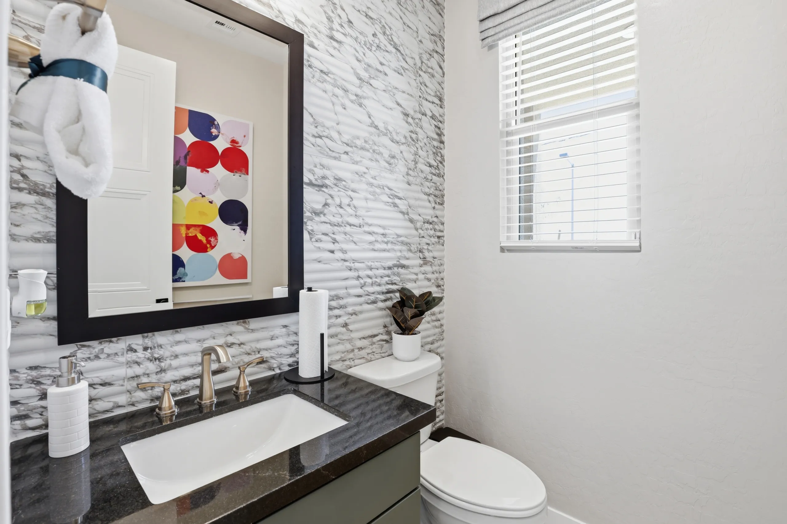 Powder Room of Nina 3 Model at Iris Glen by Richmond American Homes