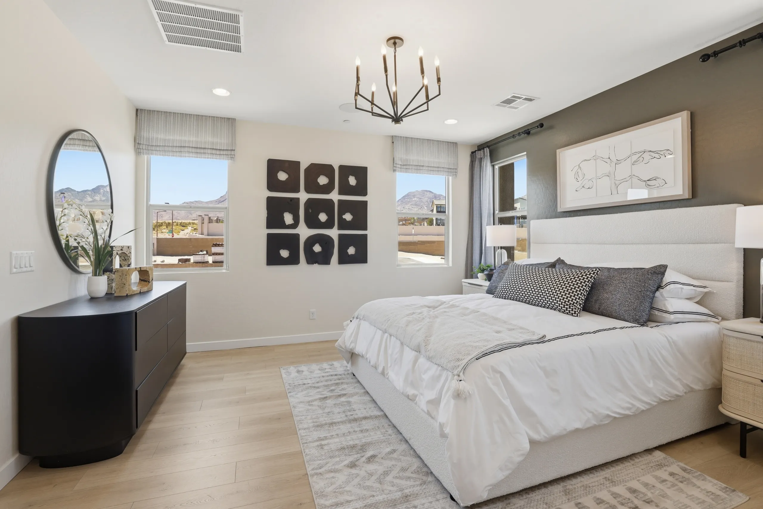 Primary Bedroom of Nina 3 Model at Iris Glen by Richmond American Homes