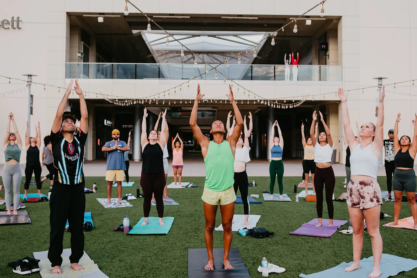 DTS- fitness on the lawn Lululeon event
