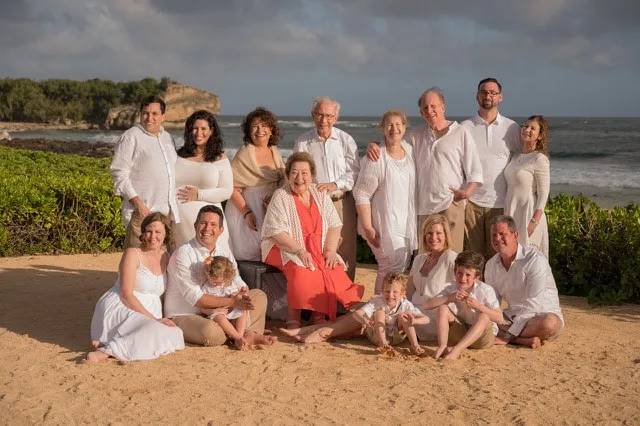 Ben Lesser and his family