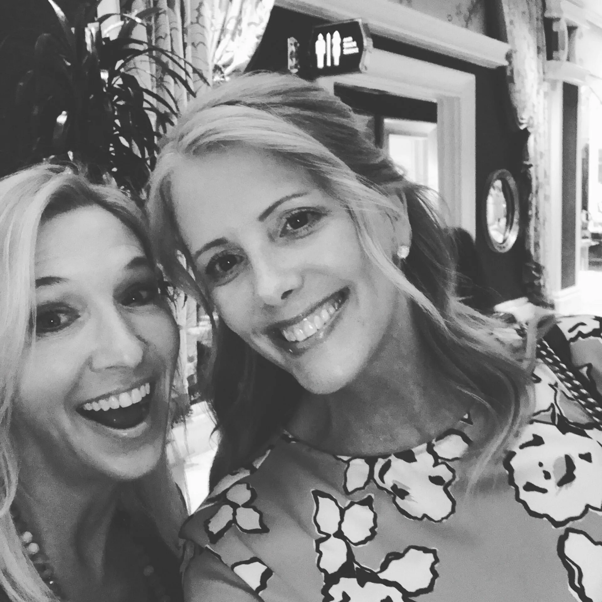 Jennifer and Megan out on the town