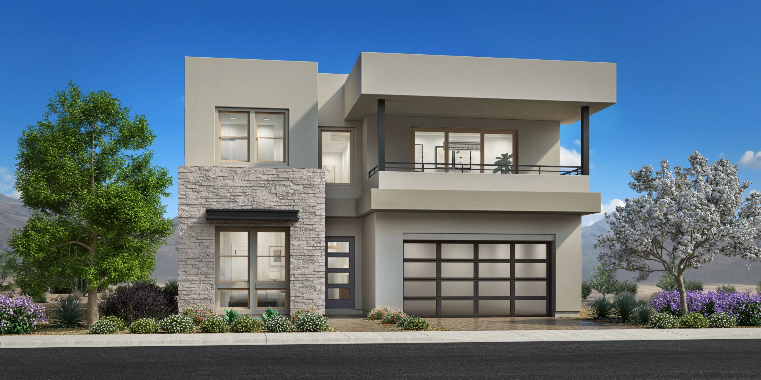 Front Elevation A of Ravelle Model at Reflection Ridge by Toll Brothers Front Elevation A of Ravelle Model at Reflection Ridge by Toll Brothers