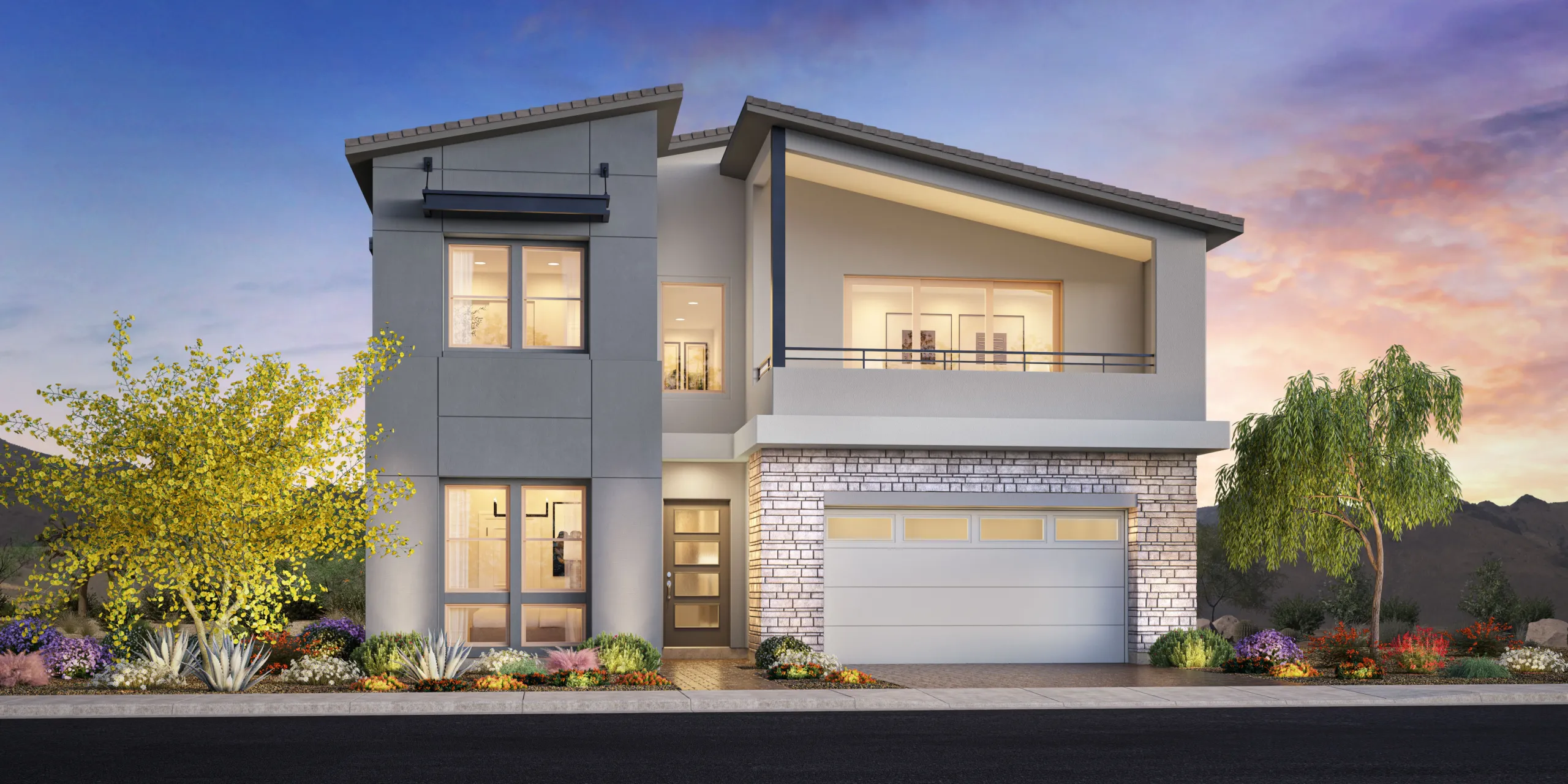Front Elevation B of Ravelle Model at Reflection Ridge by Toll Brothers Front Elevation B of Ravelle Model at Reflection Ridge by Toll Brothers