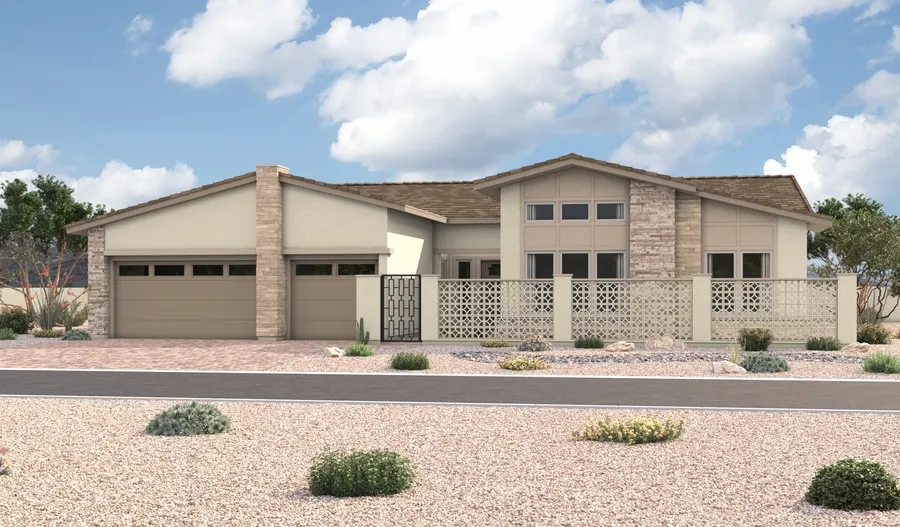 Front Elevation D of Rocco Model at Cactus Bloom by Richmond American Homes Front Elevation D of Rocco Model at Cactus Bloom by Richmond American Homes
