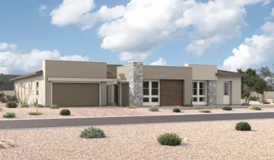 Front Elevation A of Rowan Model at Cactus Bloom by Richmond American Homes