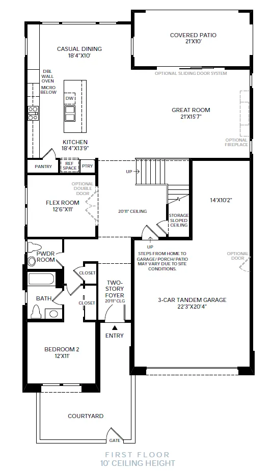 First Floor of Allaria Model at Reflection Ridge by Toll Brothers First Floor of Allaria Model at Reflection Ridge by Toll Brothers