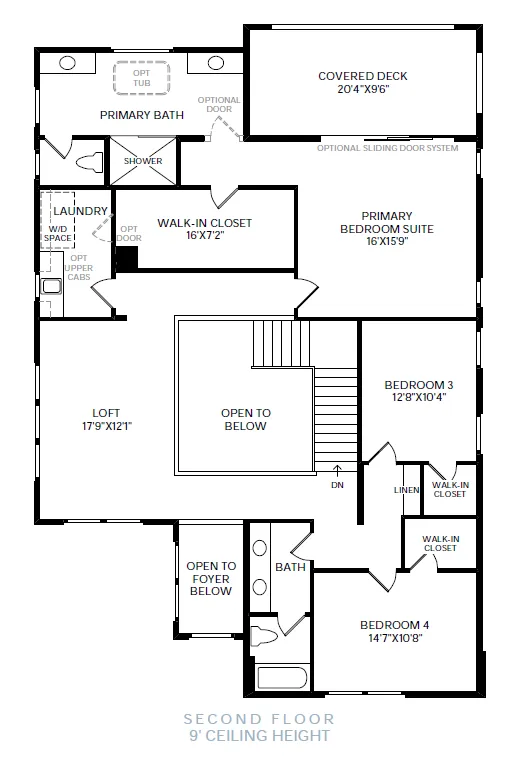 Second Floor of Allaria Model at Reflection Ridge by Toll Brothers Second Floor of Allaria Model at Reflection Ridge by Toll Brothers