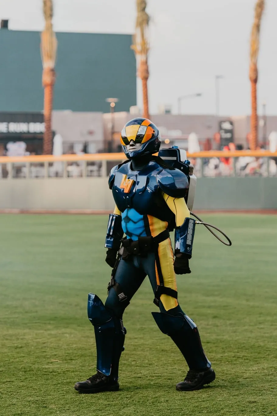 Aviator the mascot in Las Vegas Ballpark
