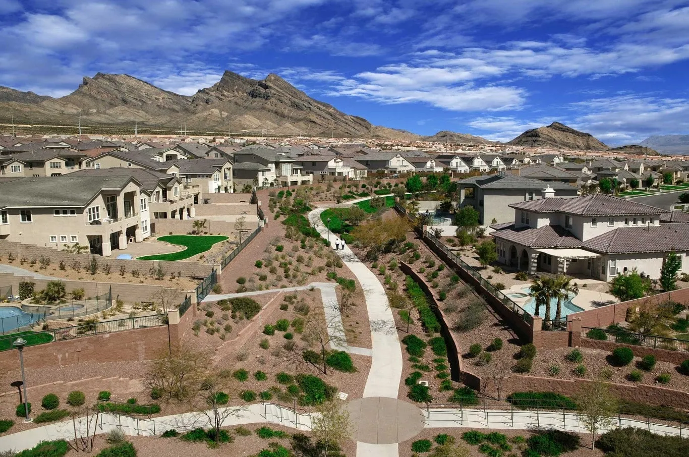 Aerial of The Summerlin Trail System