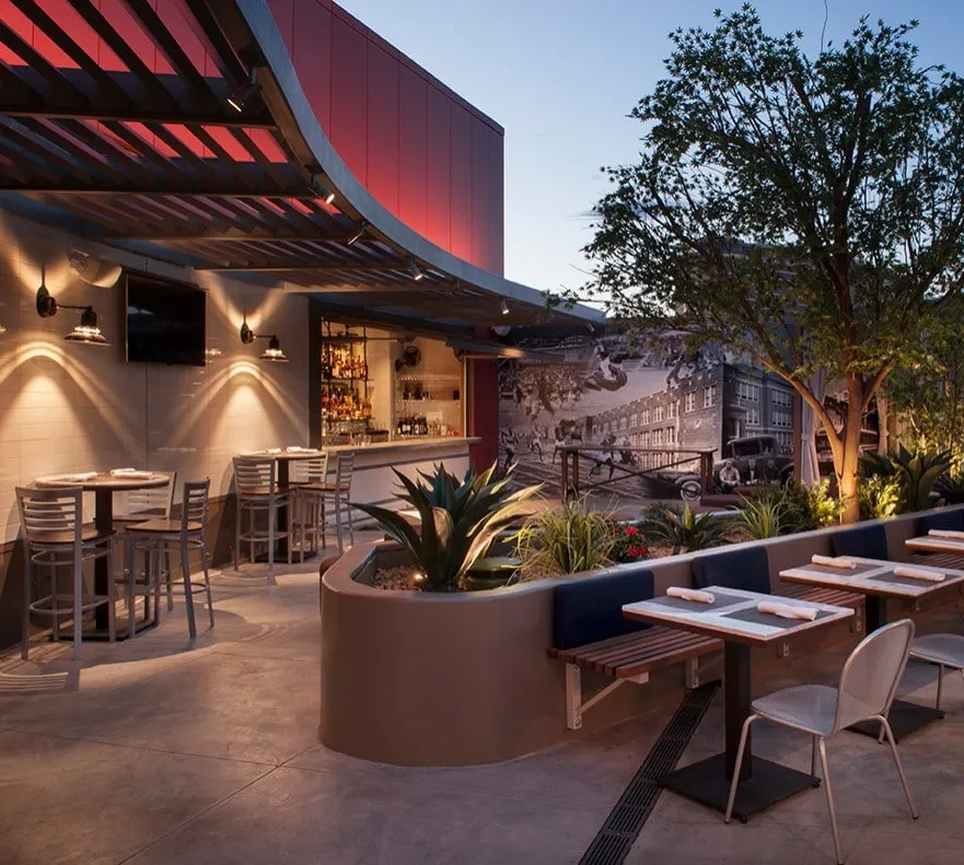 Patio at Public School 702 in Downtown Summerlin