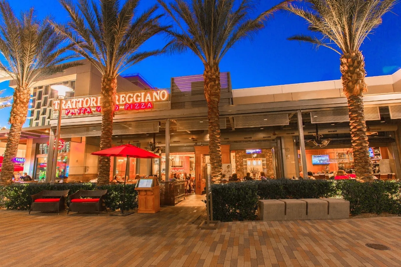 Trattoria Reggiano storefront at Downtown Summerlin