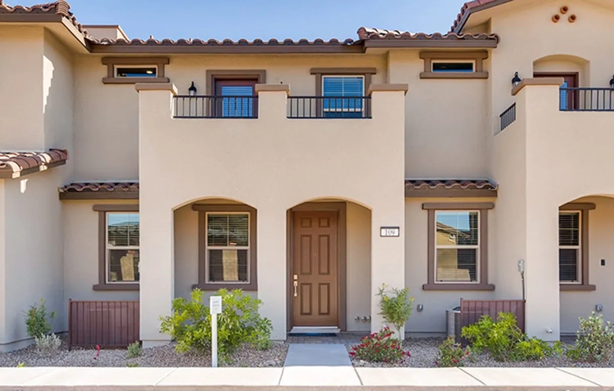 Exterior model home at Santa Rosa by Lennar Homes in Summerlin