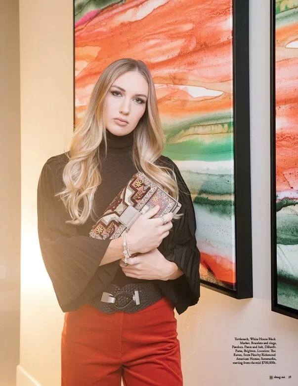Sophisticated Living magazine shoot at Scots Pine by Richmond American Homes in Summerlin