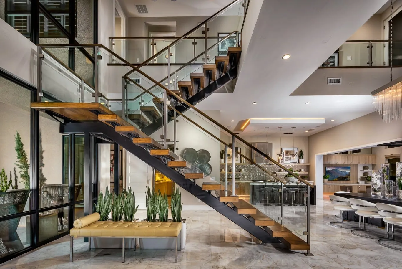 Staircase at Mesa Ridge by Toll Brothers in Summerlin