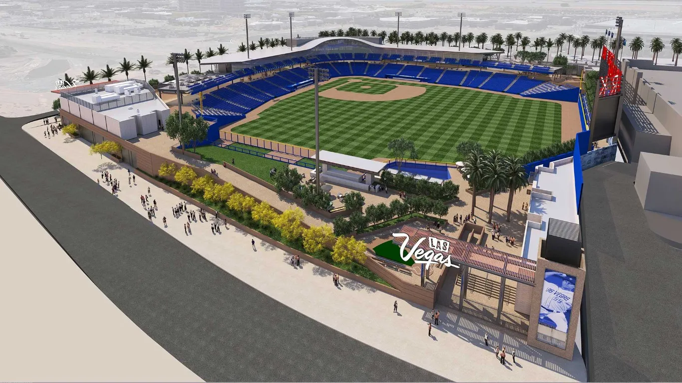 Rendering of Las Vegas Ballpark
