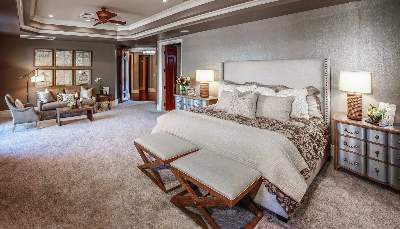 Interior bedroom by Jill Abelman of Inside Style