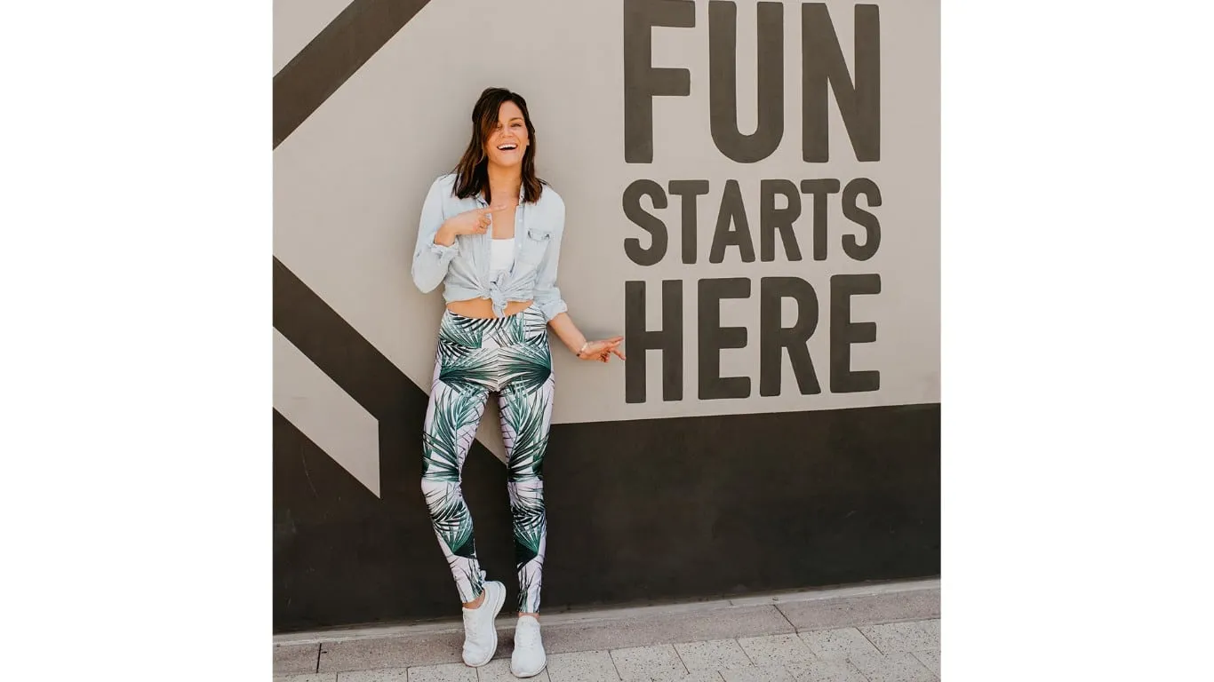 Blogger in front of Dave and Busters at Downtown Summerlin