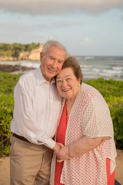 Ben Lesser and his wife