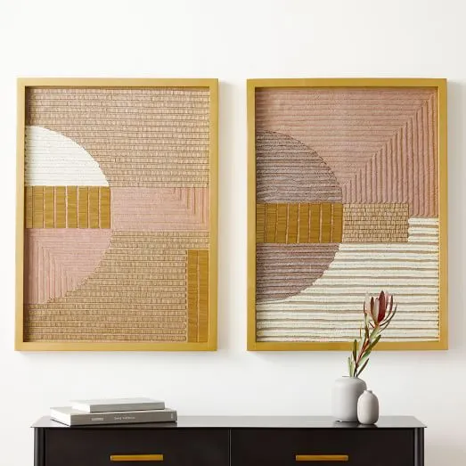 Wall art from West Elm