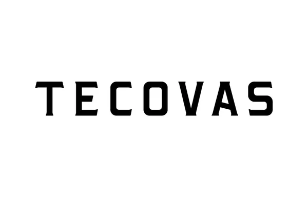 Black text on a white background spells TECOVAS in bold, all-uppercase letters with a slight western-style font.
